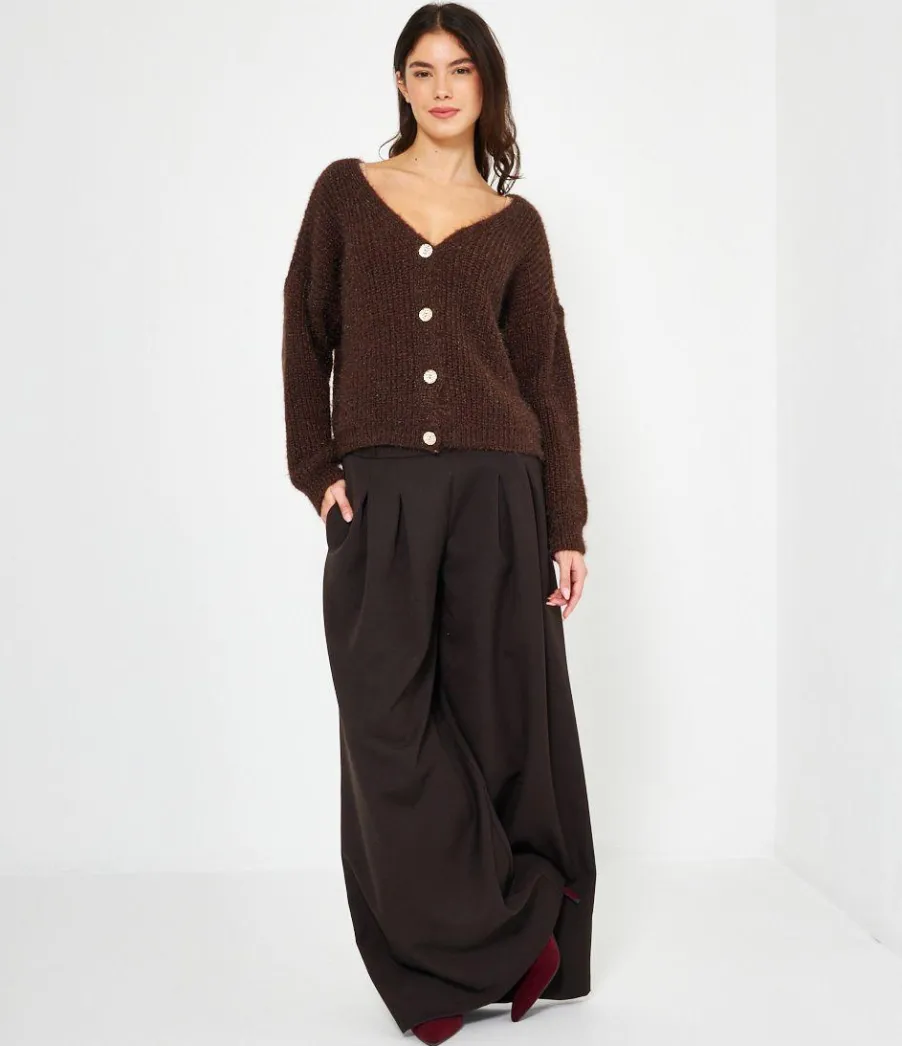 Zuiki Cardigan scollo a V