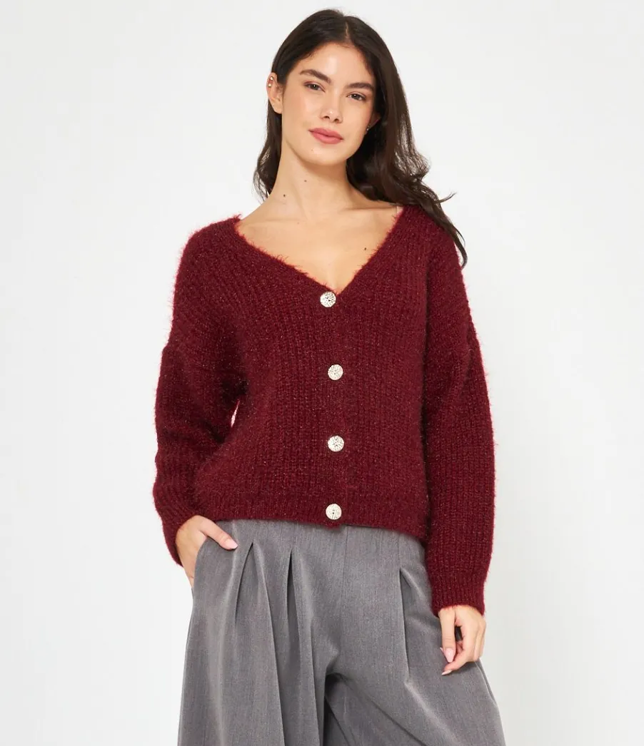 Zuiki Cardigan scollo a V