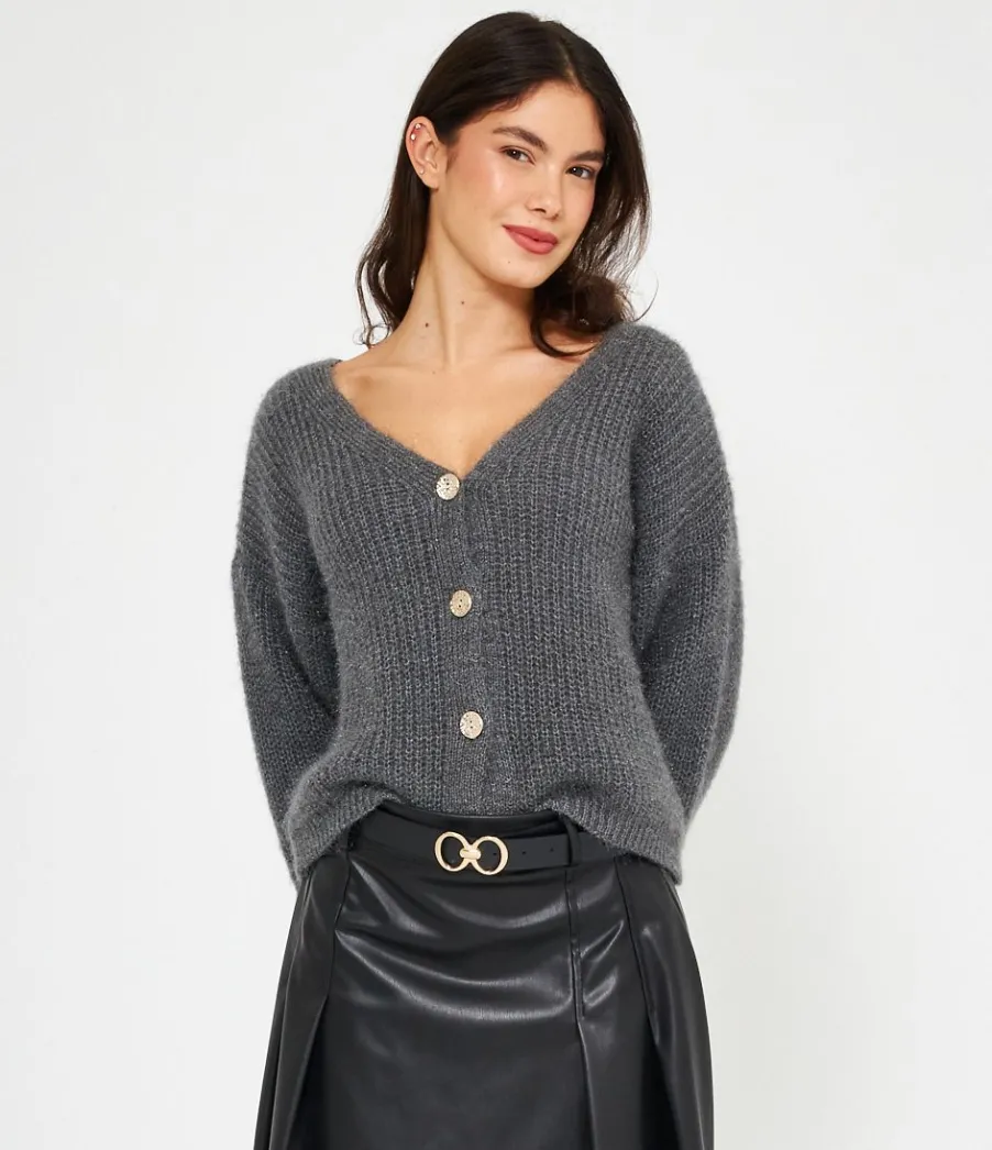 Zuiki Cardigan scollo a V