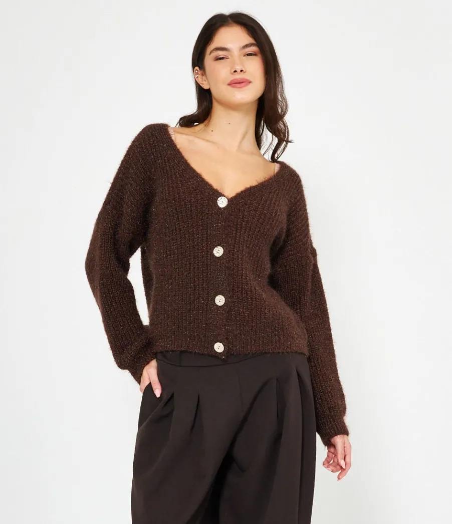 Zuiki Cardigan scollo a V