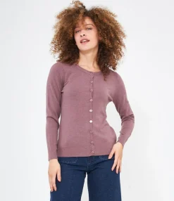 Zuiki Cardigan scollo tondo Online
