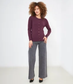 Zuiki Cardigan scollo tondo Online