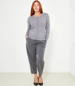 Zuiki Cardigan scollo tondo