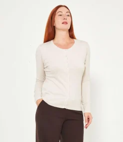 Zuiki Cardigan scollo tondo