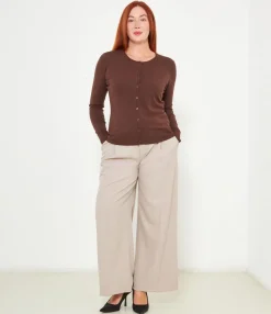 Zuiki Cardigan scollo tondo
