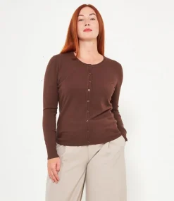 Zuiki Cardigan scollo tondo