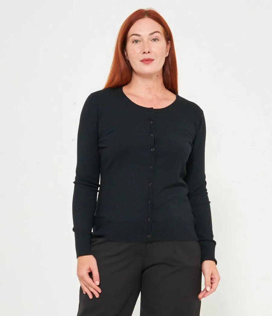 Zuiki Cardigan scollo tondo