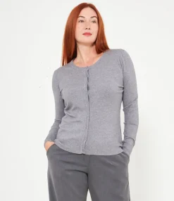 Zuiki Cardigan scollo tondo