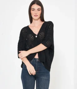 Zuiki Cardigan traforato Best