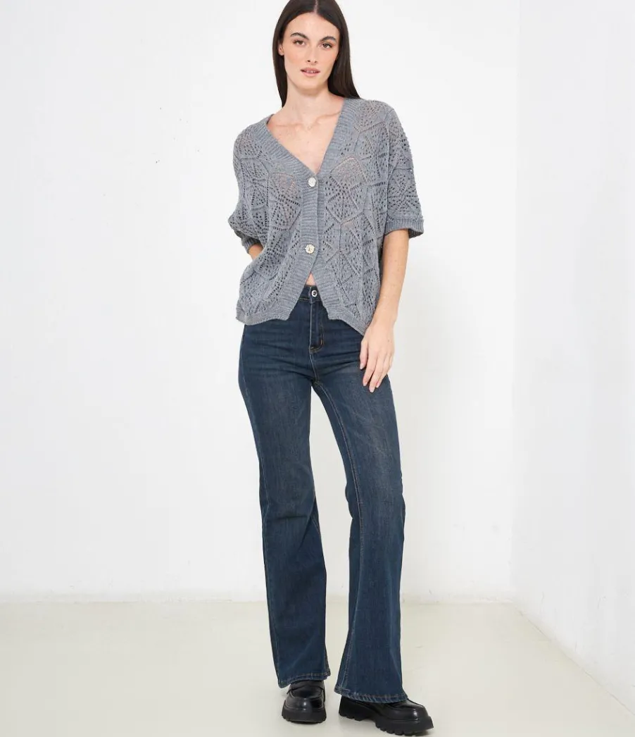 Zuiki Cardigan traforato Best