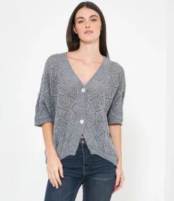 Zuiki Cardigan traforato Best