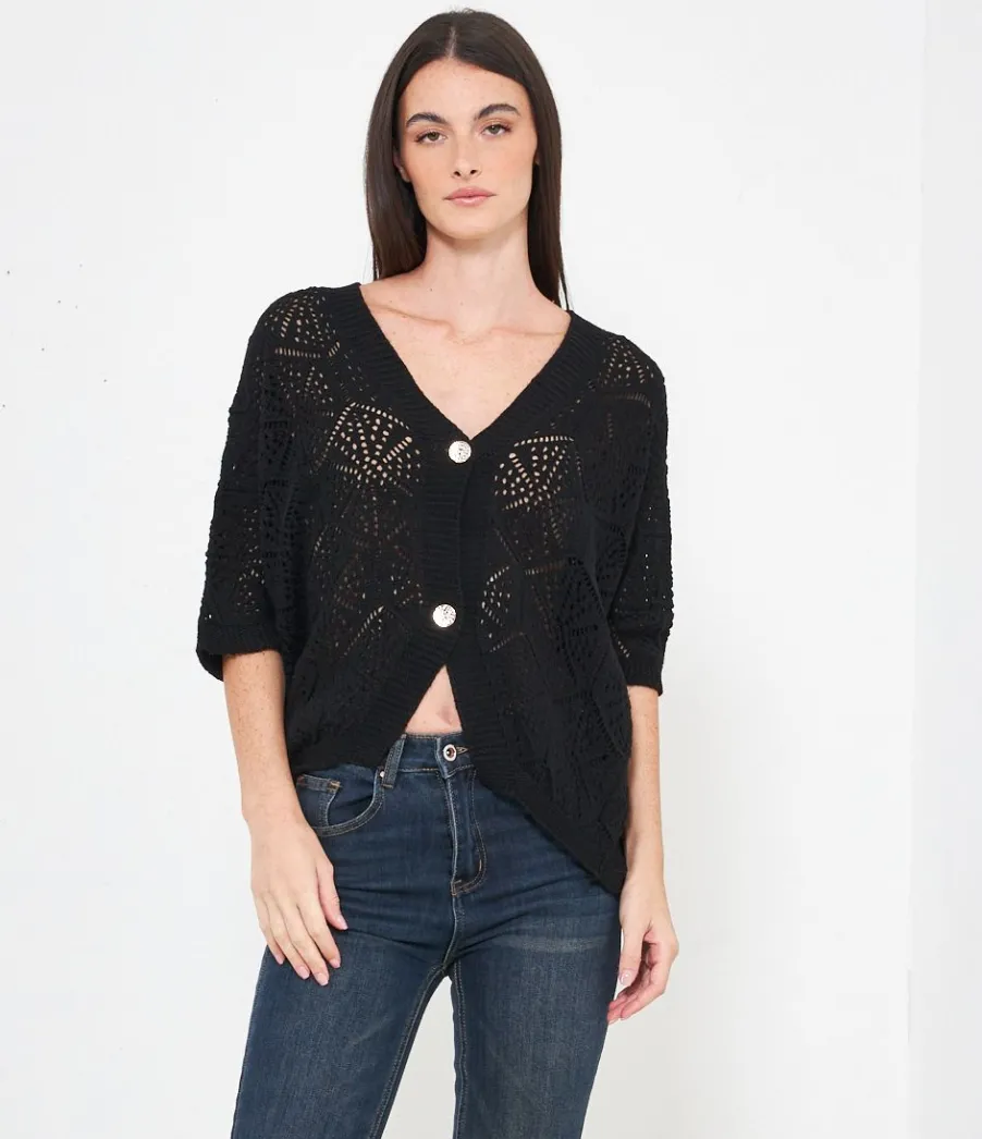 Zuiki Cardigan traforato Best