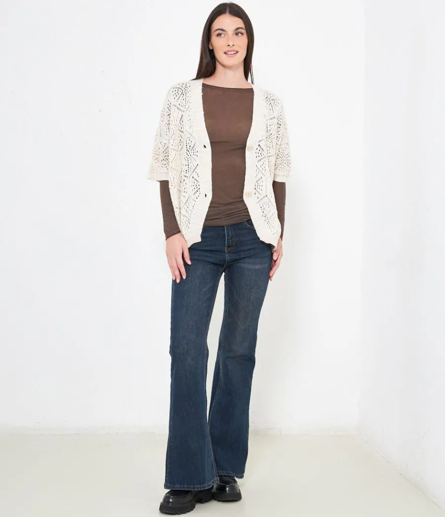 Zuiki Cardigan traforato Best
