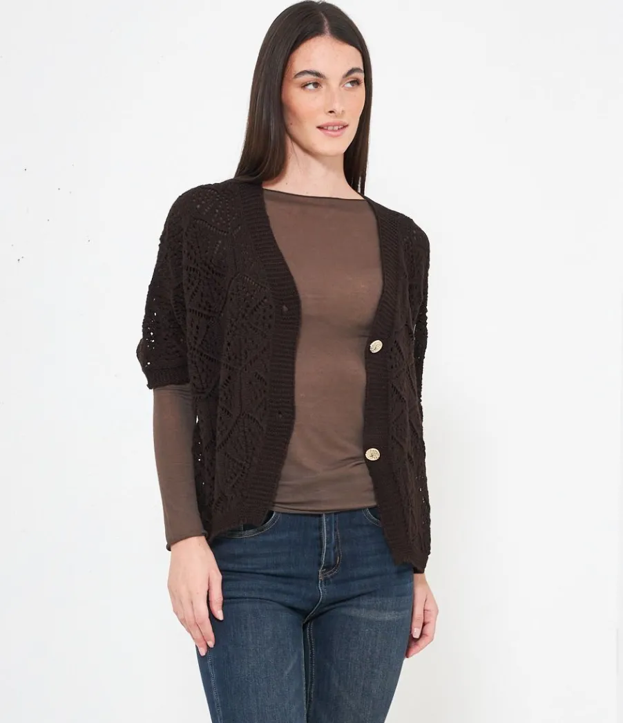 Zuiki Cardigan traforato Best