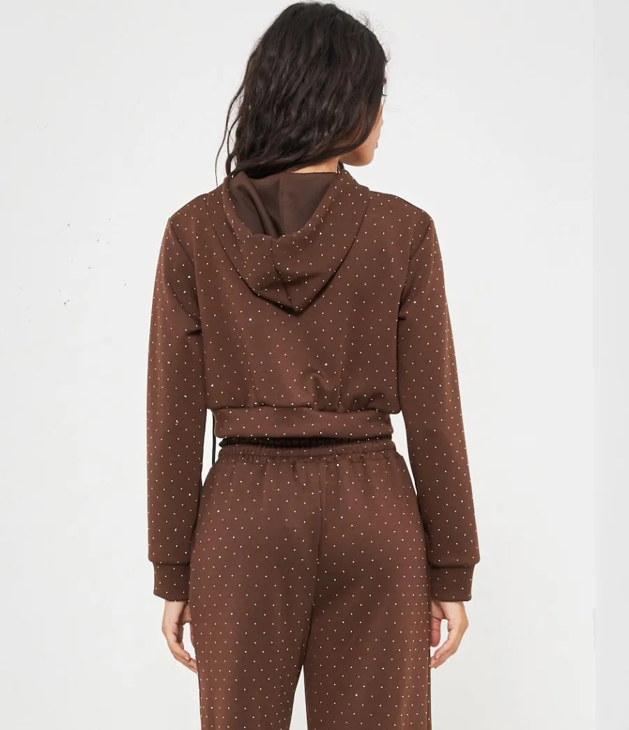 Zuiki Felpa con strass Online