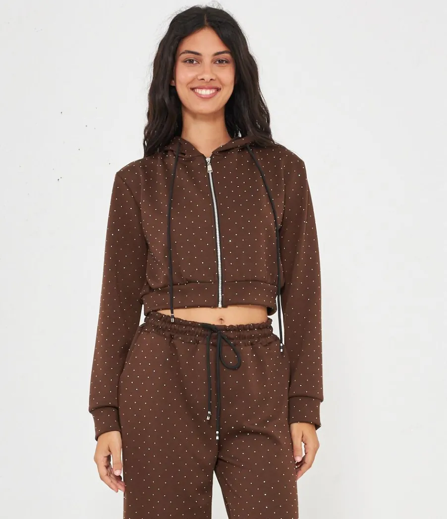 Zuiki Felpa con strass Online