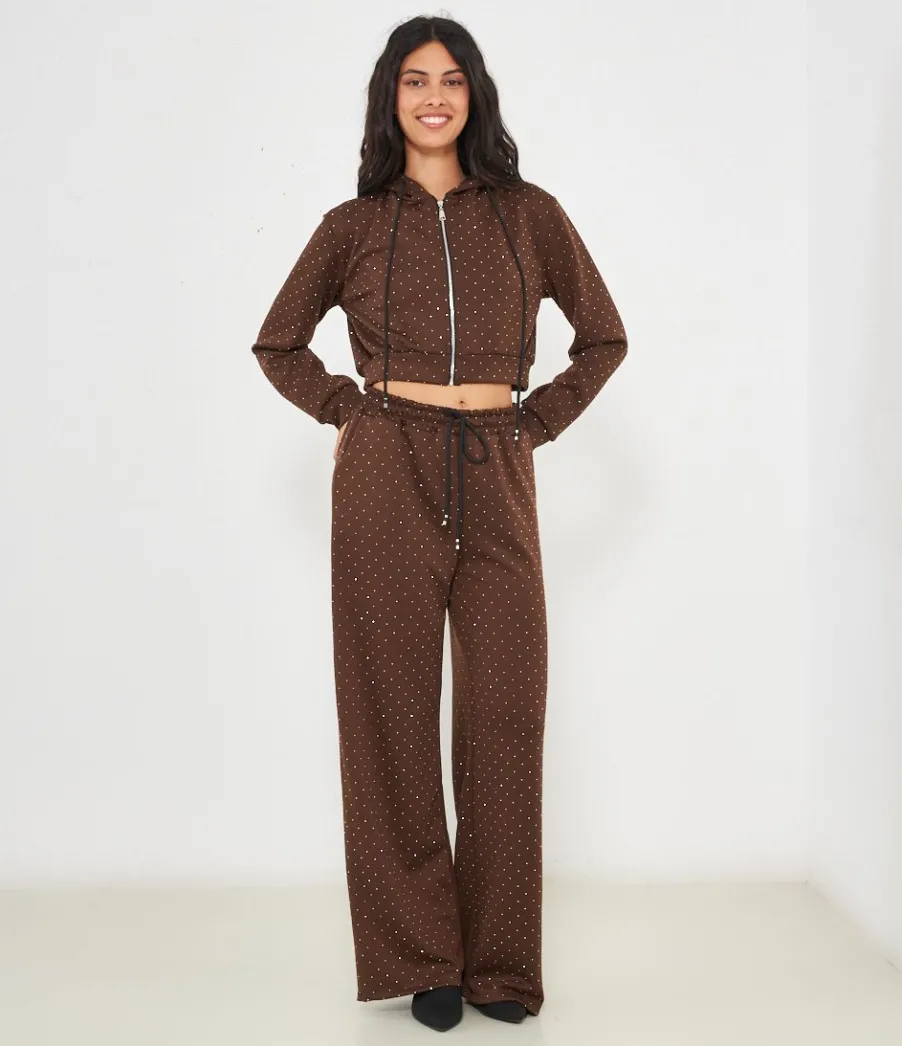 Zuiki Felpa con strass Online