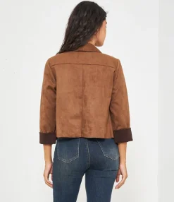 Zuiki Giacca effetto camoscio Sale