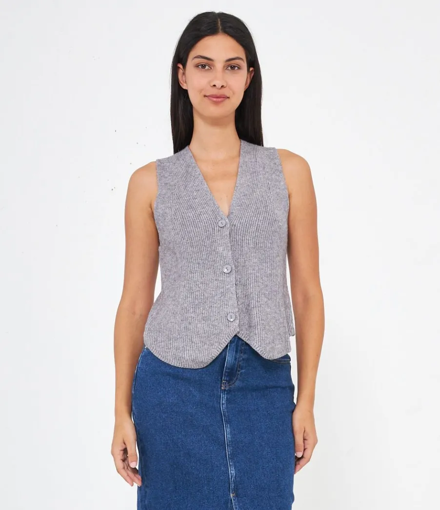 Zuiki Gilet a costine New