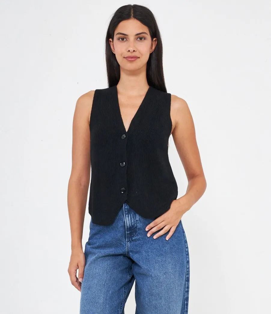 Zuiki Gilet a costine New