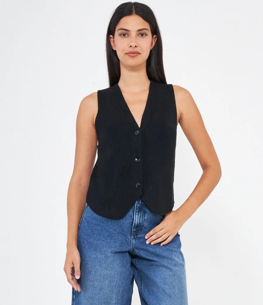 Zuiki Gilet a costine New