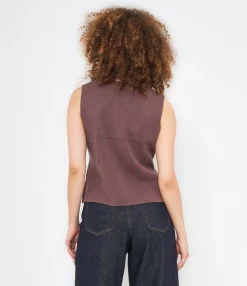 Zuiki Gilet bottoni gioiello Best