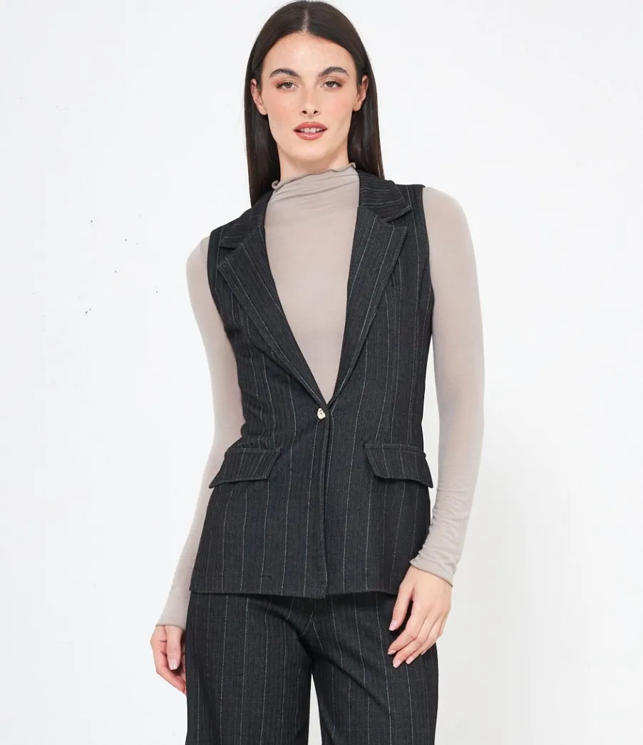 Zuiki Gilet gessato Best