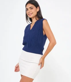 Zuiki Gilet lavorato Discount