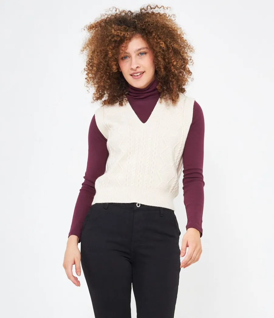 Zuiki Gilet lavorato Discount