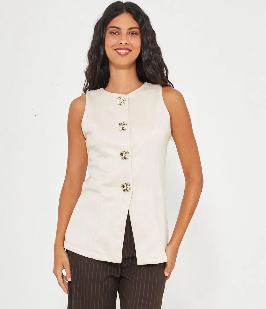 Zuiki Gilet quattro bottoni Hot