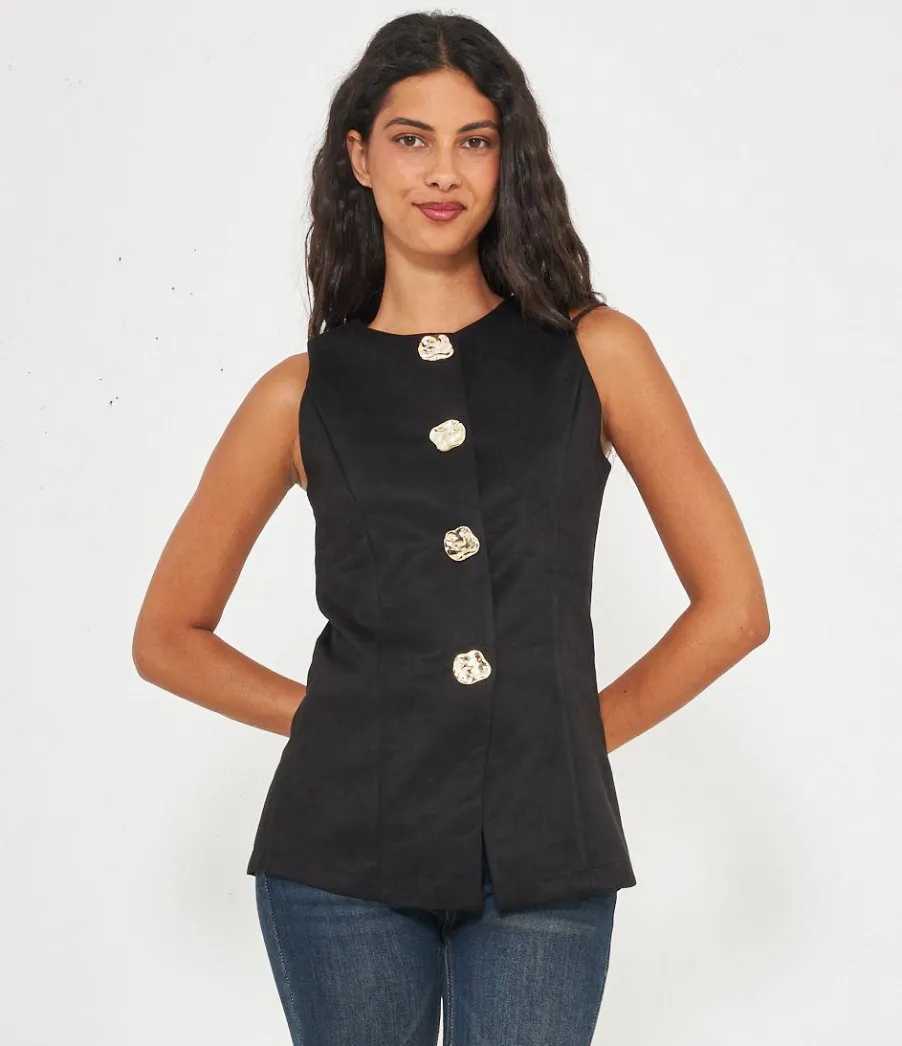 Zuiki Gilet quattro bottoni Hot