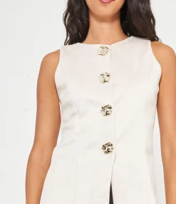 Zuiki Gilet quattro bottoni Hot