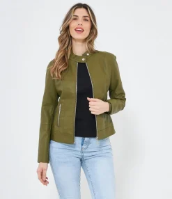 Zuiki Giubbino effetto pelle Discount