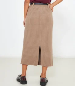 Zuiki Gonna midi in maglia Discount