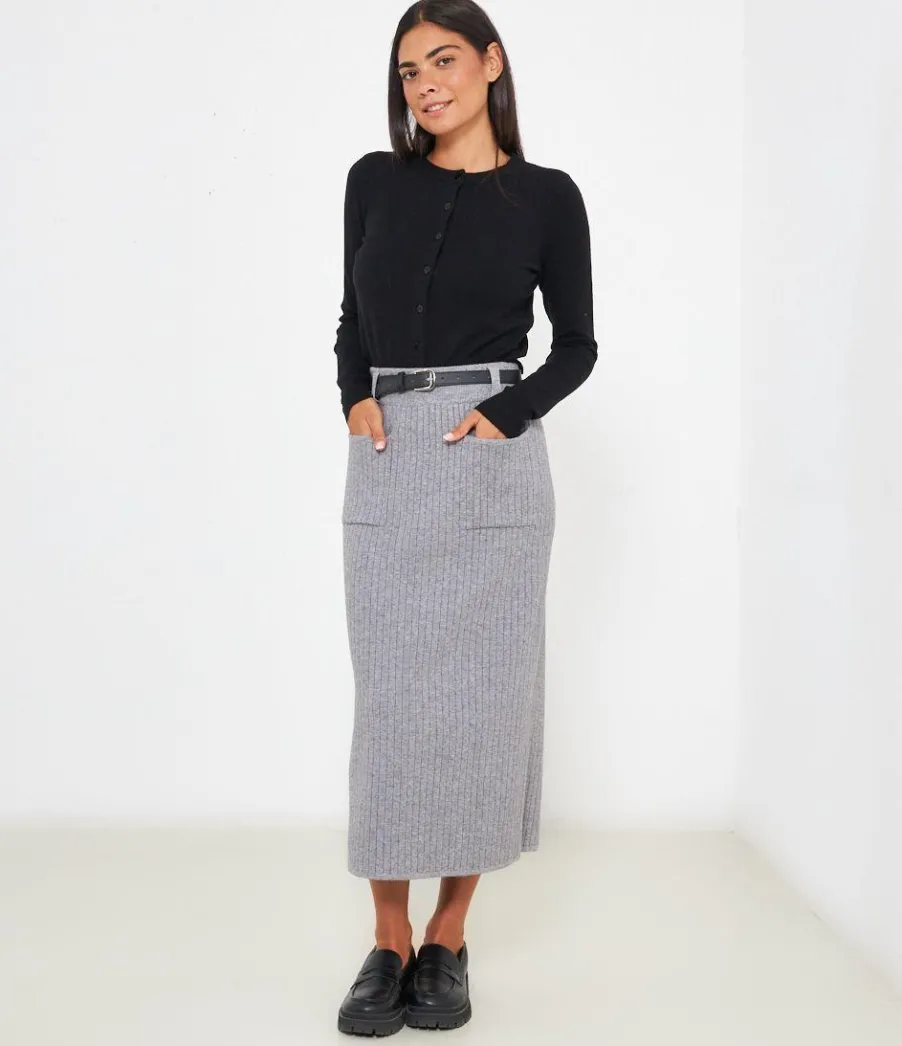Zuiki Gonna midi in maglia Discount