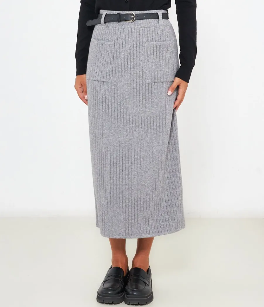 Zuiki Gonna midi in maglia Discount