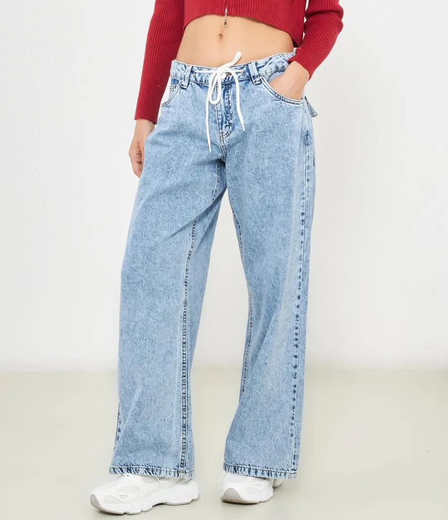 Zuiki Jeans con lacci Blue chiaro Outlet