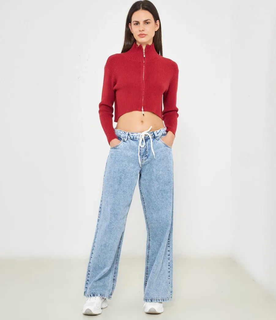 Zuiki Jeans con lacci Blue chiaro Outlet