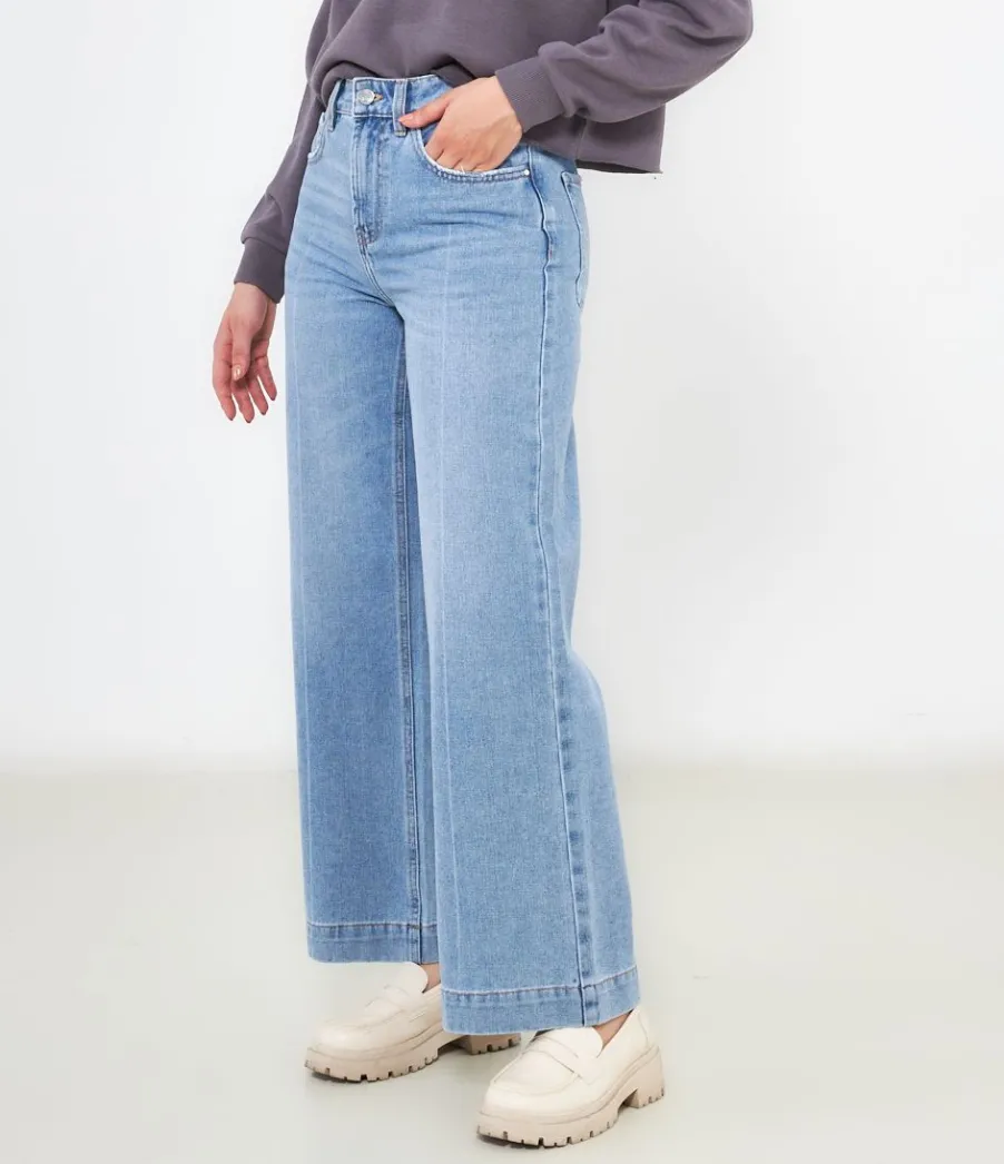 Zuiki Jeans palazzo Blue chiaro Sale