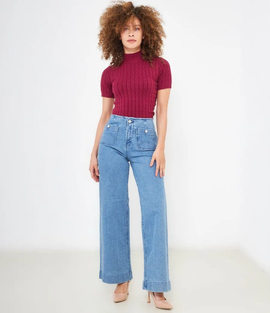 Zuiki Jeans palazzo Hot