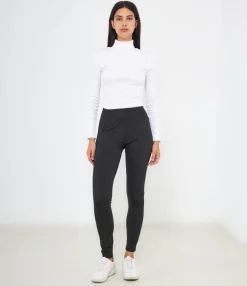 Zuiki Leggings con cuciture a vista Nero Clearance