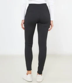Zuiki Leggings con cuciture a vista Nero Clearance