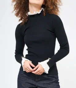 Zuiki Maglia con camicia plissè Discount