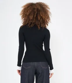 Zuiki Maglia con camicia plissè Discount