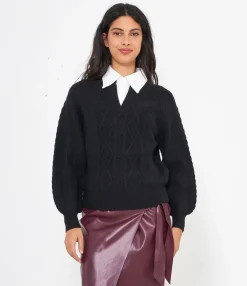 Zuiki Maglia con collo camicia