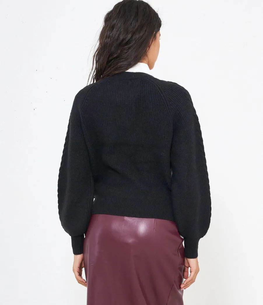 Zuiki Maglia con collo camicia