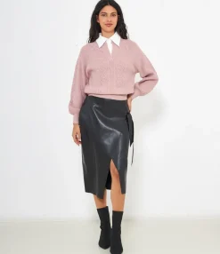 Zuiki Maglia con collo camicia