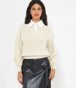 Zuiki Maglia con collo camicia