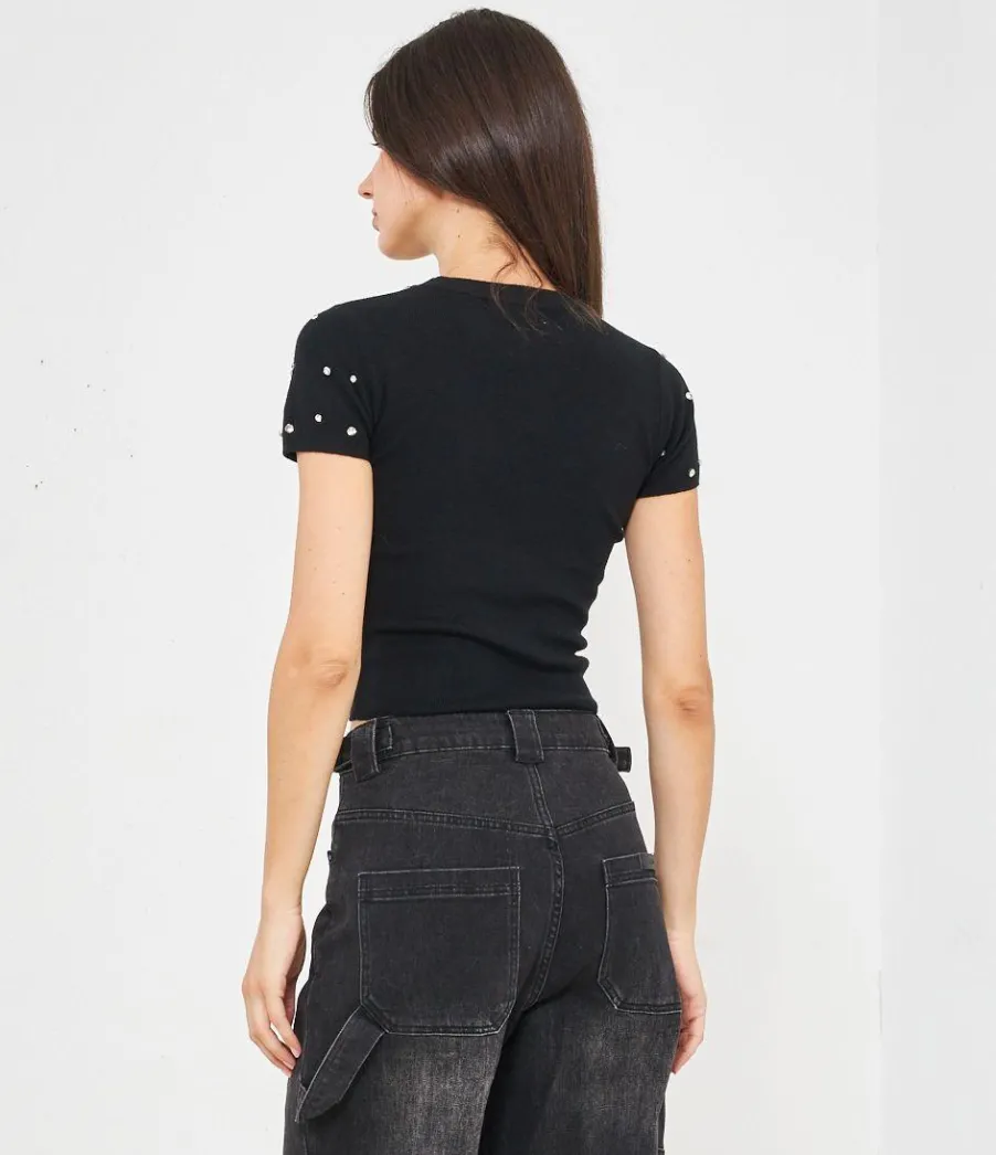 Zuiki Maglia con strass Best
