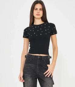 Zuiki Maglia con strass Best